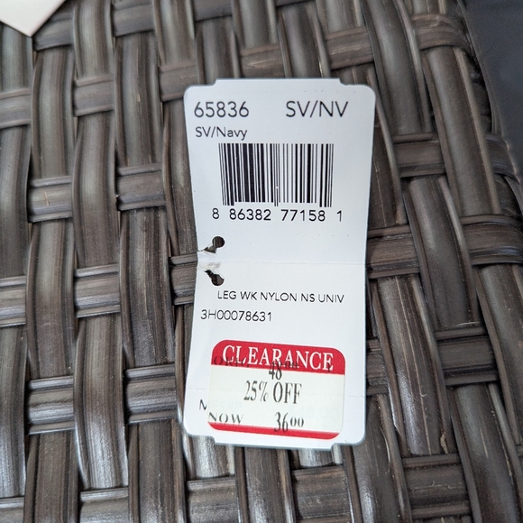 Coach Navy Wristlet with Tan Accents - Picture 4 of 4